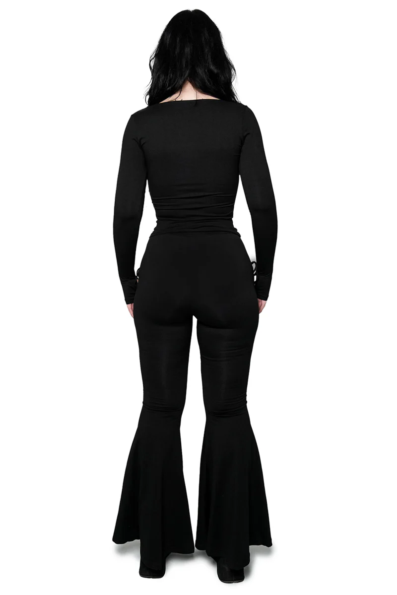 Alice Lace Up Flare Pants - Image 5
