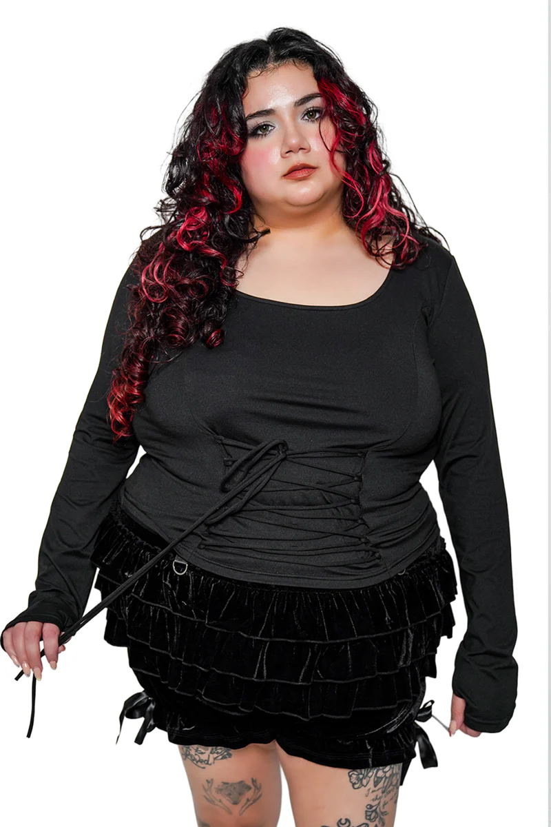 Black Velvet Rosemary Bloomers - Image 11