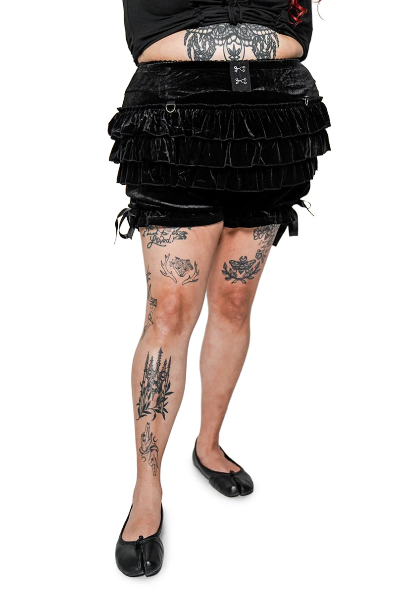Black Velvet Rosemary Bloomers - Image 12
