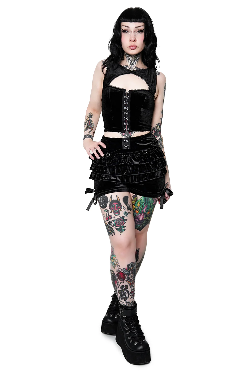 Black Velvet Rosemary Bloomers - Image 4