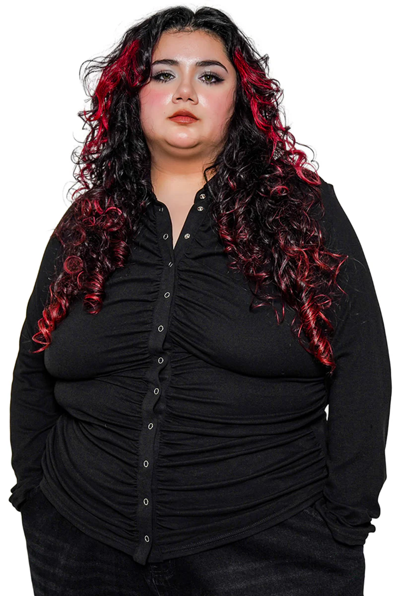 Carrie Button Up Top - Image 11