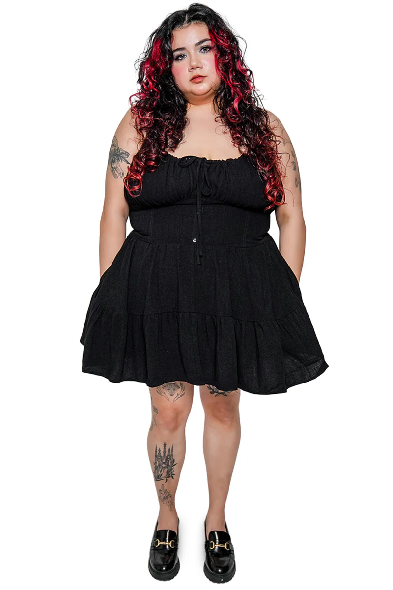 Clara Milkmaid Mini Dress - Image 10