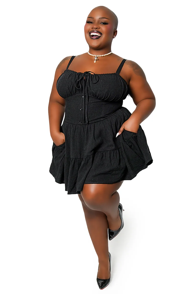 Clara Milkmaid Mini Dress - Image 6