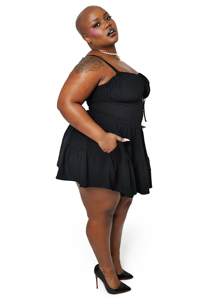 Clara Milkmaid Mini Dress - Image 9
