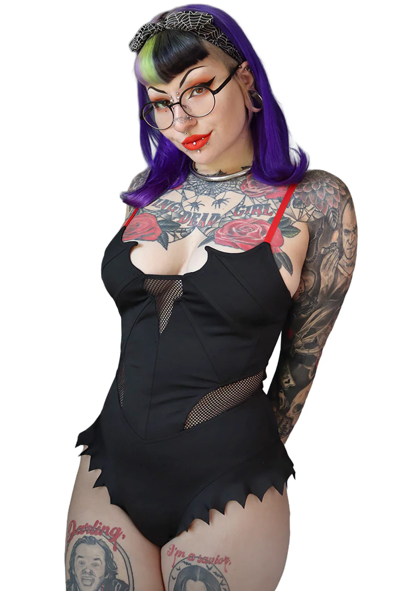 Draculas Daughter One Piece Swimsuit - Image 3