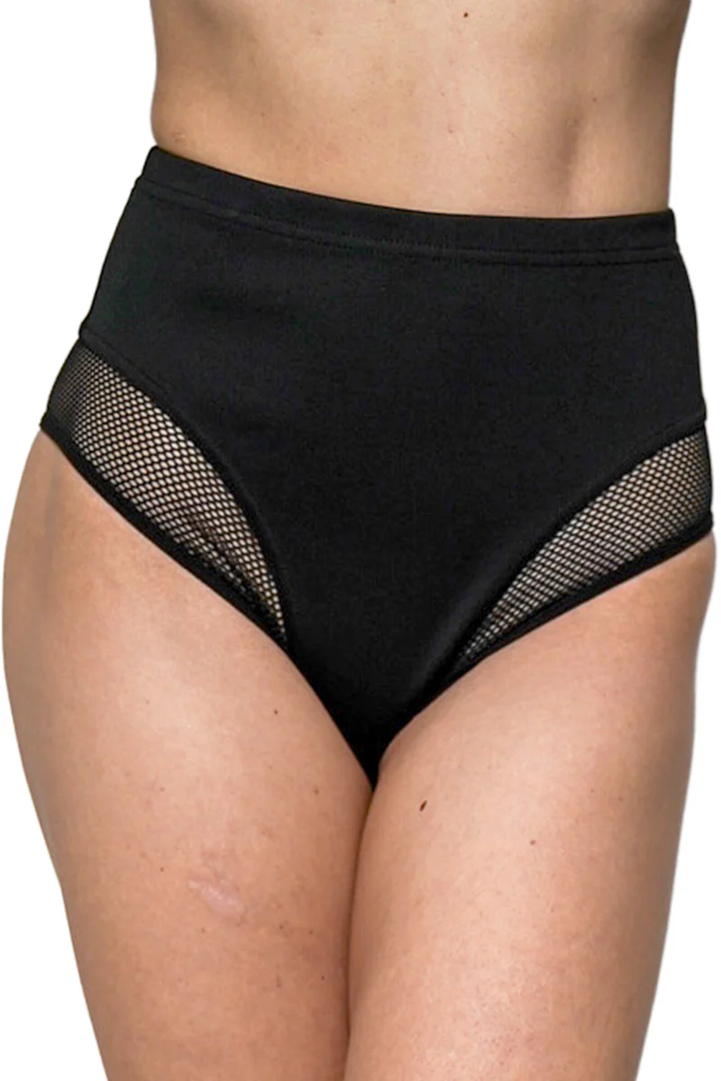High Waisted Fishnet Bikini Bottoms - Image 10