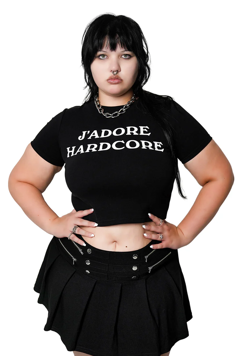 J'adore Hardcore Baby Tee - Image 3