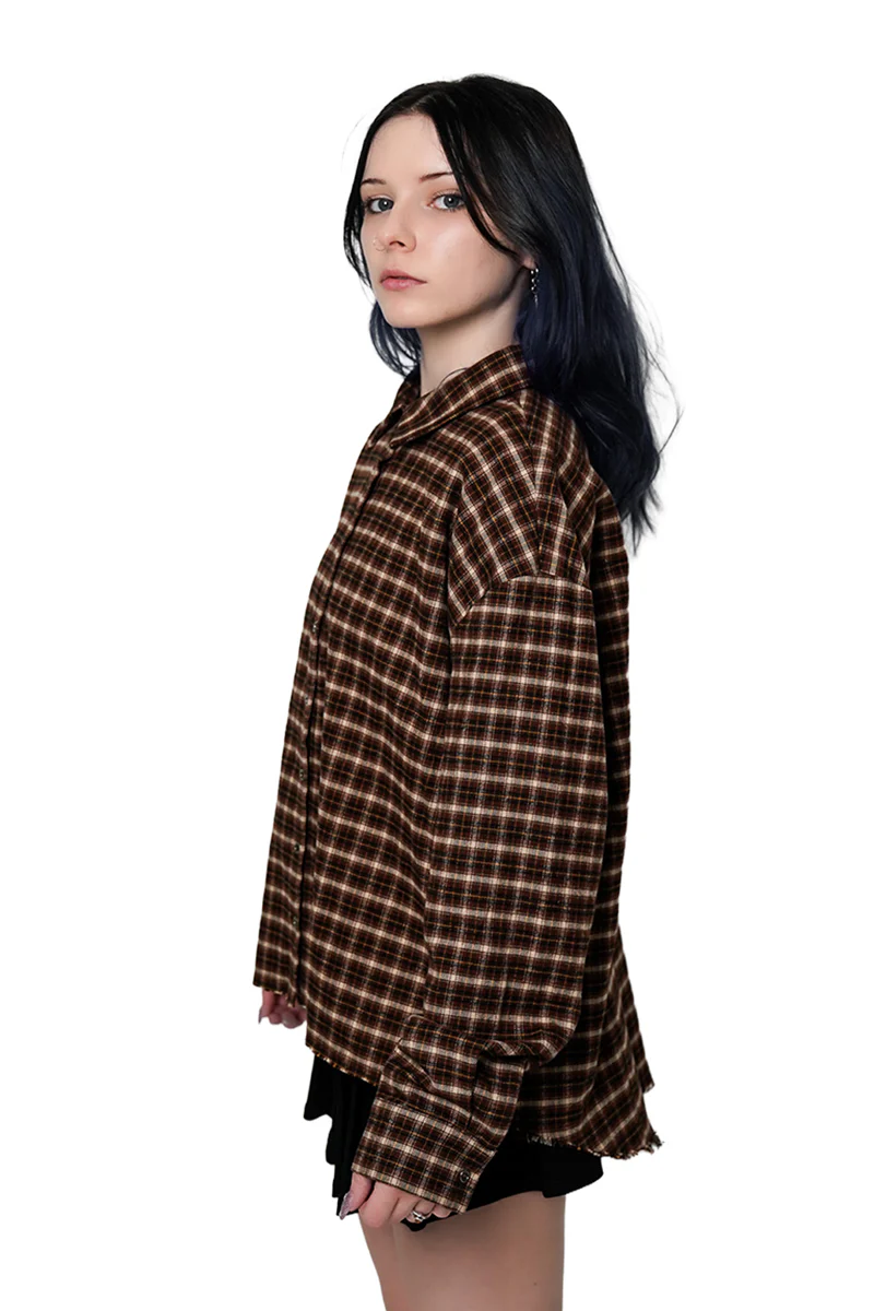 Lake Of Fire Oversized Flannel - Image 11