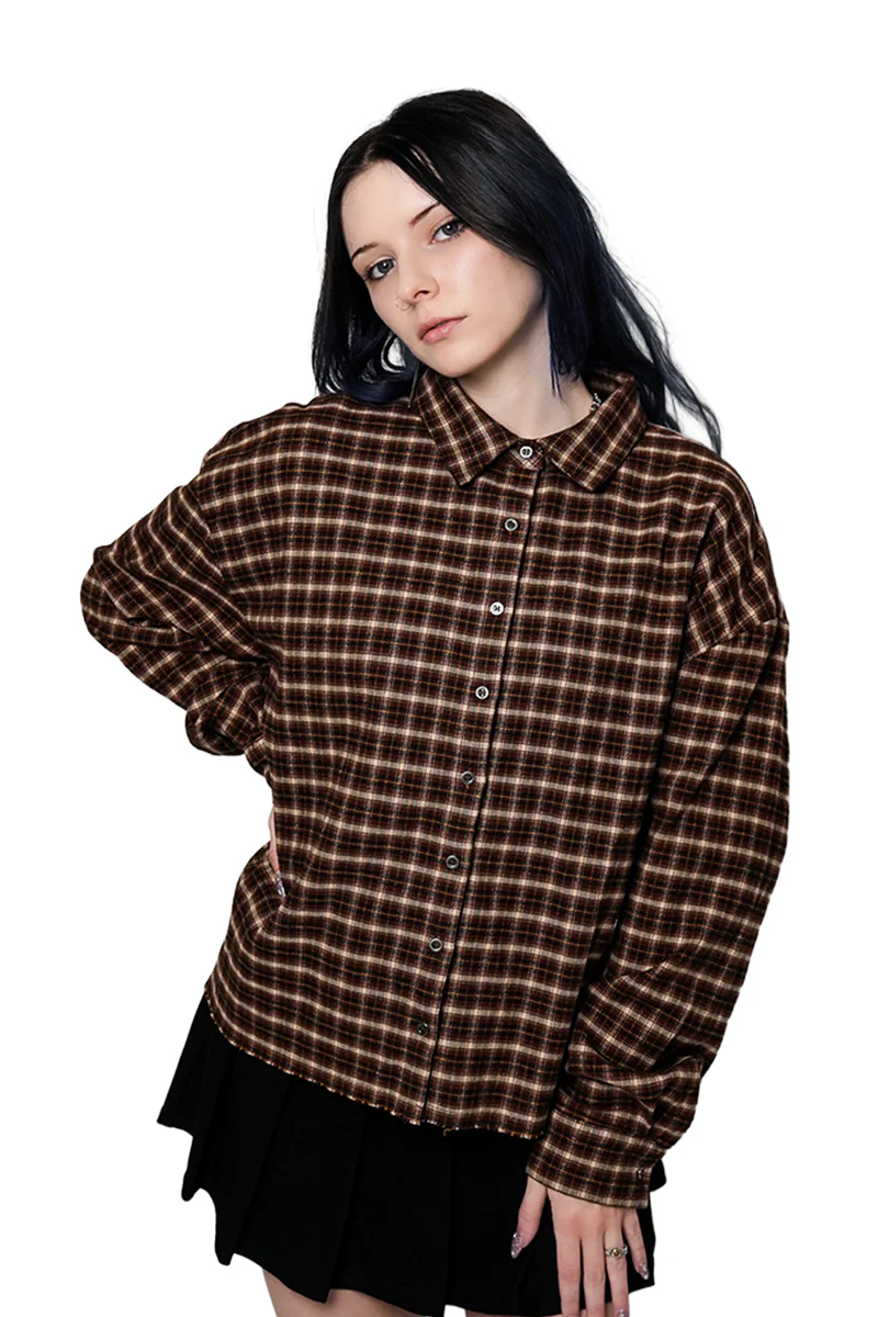 Lake Of Fire Oversized Flannel - Image 13