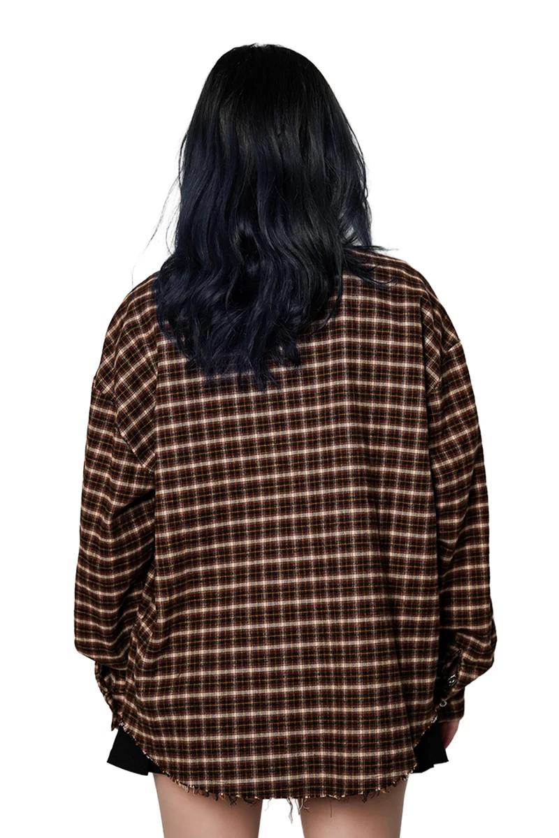 Lake Of Fire Oversized Flannel - Image 14