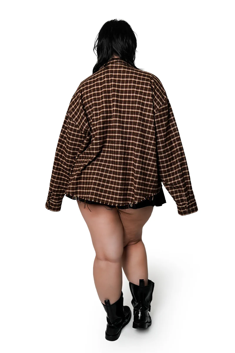 Lake Of Fire Oversized Flannel - Image 9
