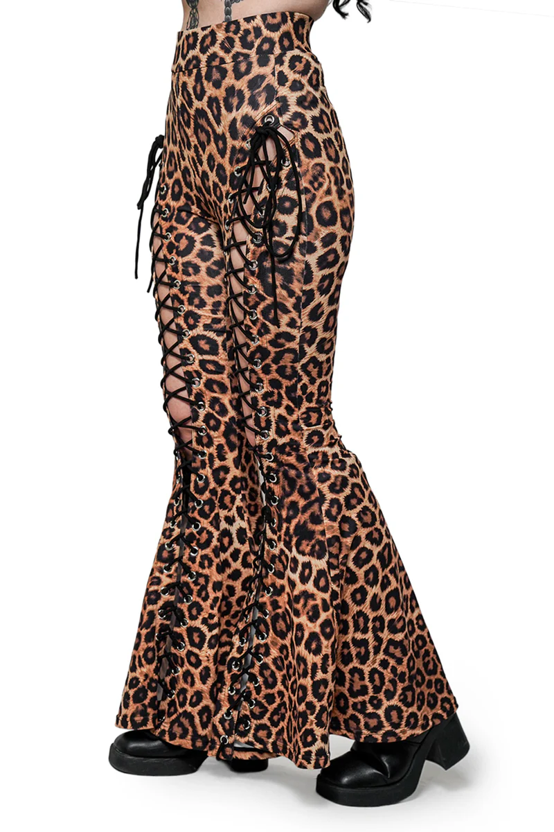 Leopard Alice Flare Pants - Image 2