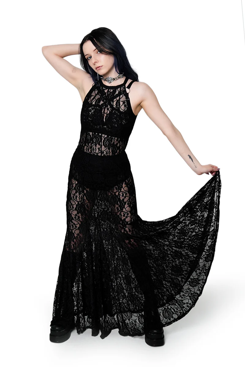 Lovelace Maxi Dress - Image 11