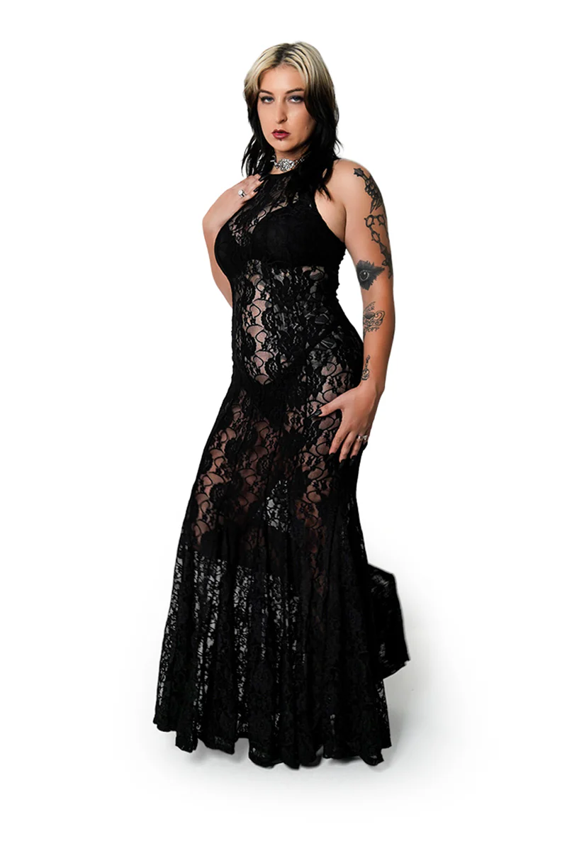 Lovelace Maxi Dress - Image 7