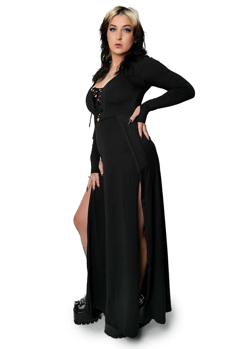 Morticia Maxi Dress - Image 3
