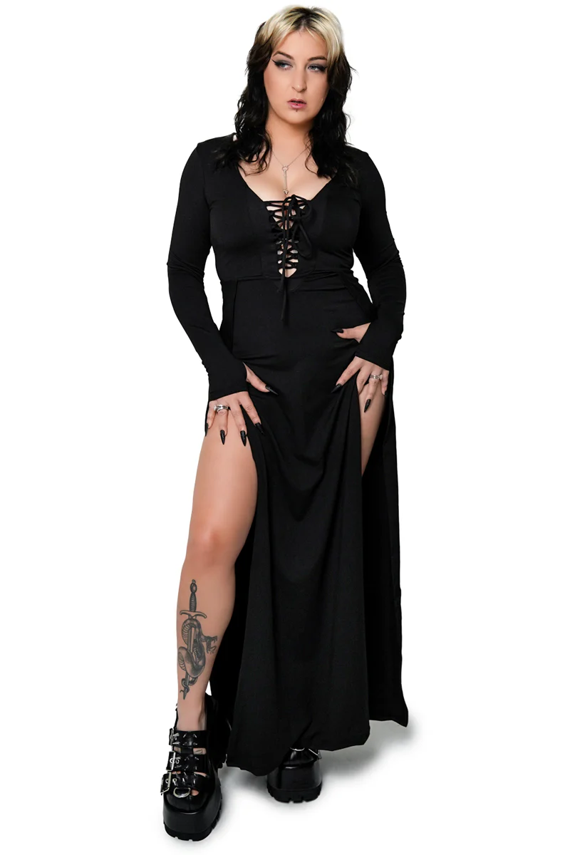Morticia Maxi Dress - Image 4