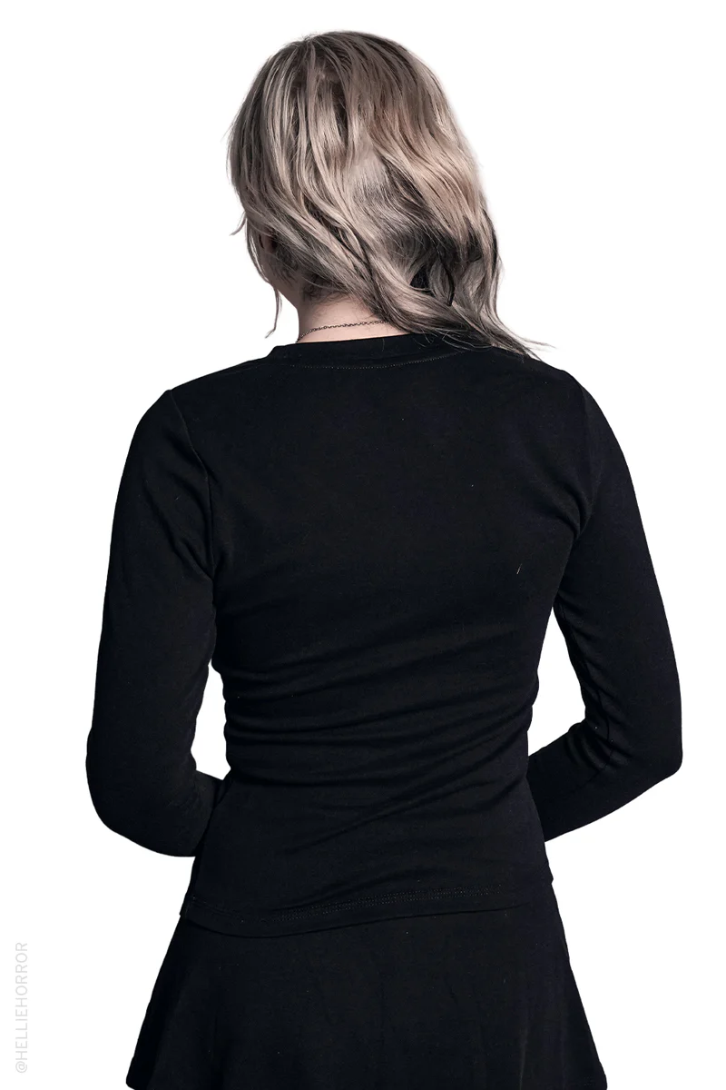 Pierced Long Sleeve Top - Image 10