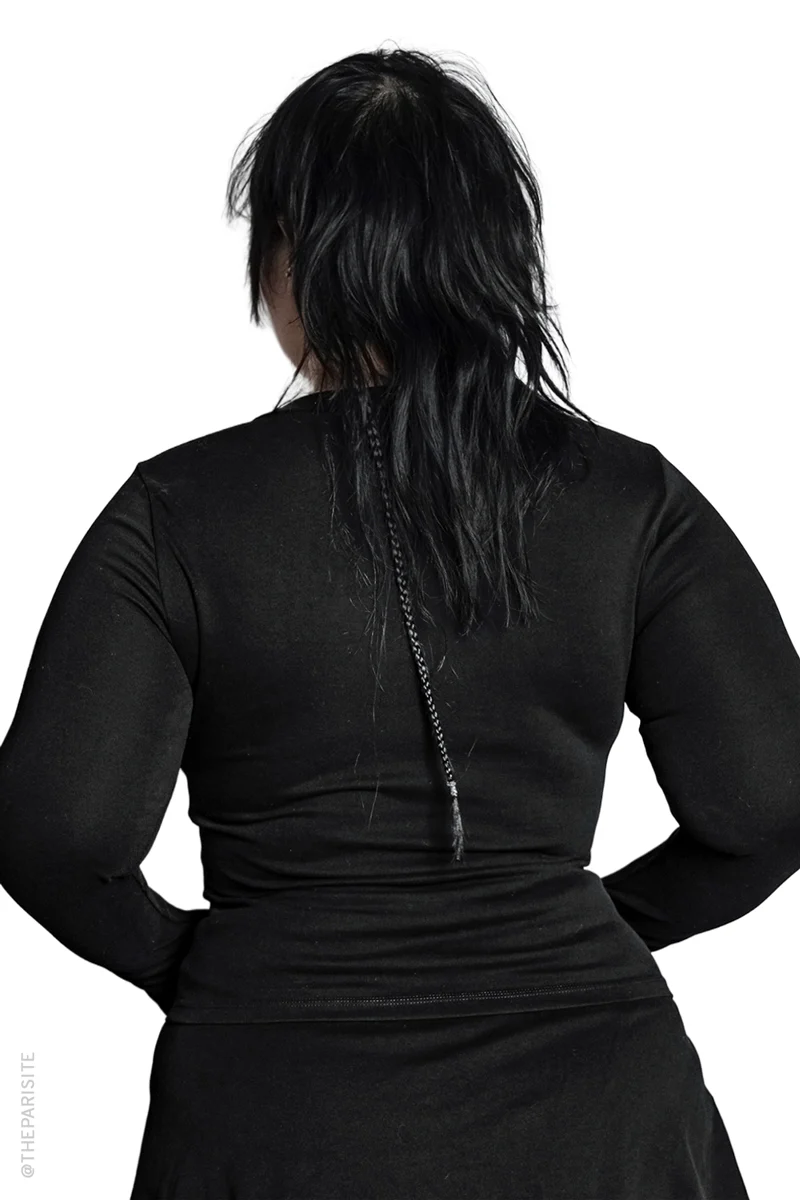 Pierced Long Sleeve Top - Image 5