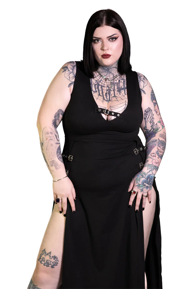 Rosetta Buckle Maxi Dress - Image 4
